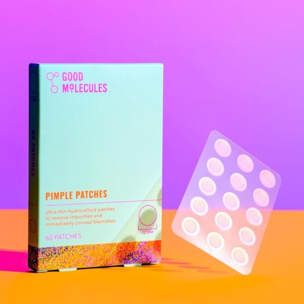 Good Molecules Pimple Patches (60 Patches) - Ultra-Thin Hydrocolloid Patches To Conceal Whiteheads, Blackheads And Blemishes, Target Ance and Impurities - Skin Care For Face With Cellulose And Pectin - Image 9