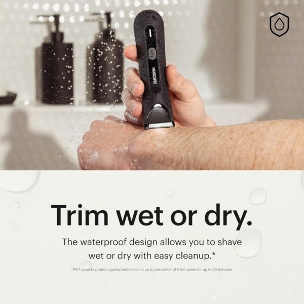 MANSCAPED® The Lawn Mower® 3.0 Plus Groin & Body Hair Trimmer – Updated SkinSafe™ Trimmer Blade, Waterproof Wet/Dry Groomer, USB-C Rechargeable, Men’s Wireless Ball Shaver - Image 4