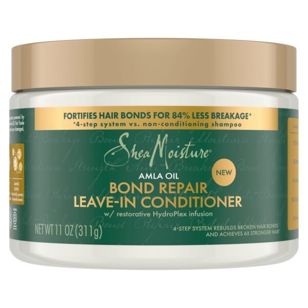 SheaMoisture Bond Repair Leave-In Conditioner Amla Oil to Strengthen and Repair Curls with Restorative HydroPlex Infusion 11 oz - Image 4