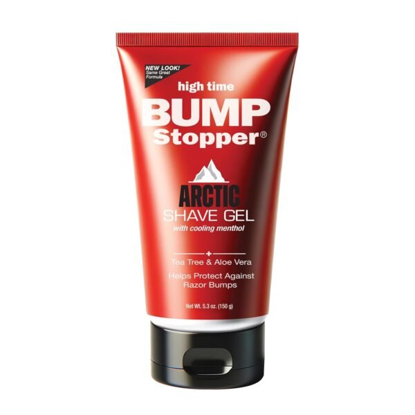 Bump Stopper Arctic Shave Gel | Face Shaving Gel with Menthol, Tea Tree & Aloe Vera | Relieves Razor Burn and Razor Bumps | Shave Gel for Sensitive Skin | Shave Gel for Men- 5.3 OZ - Image 2