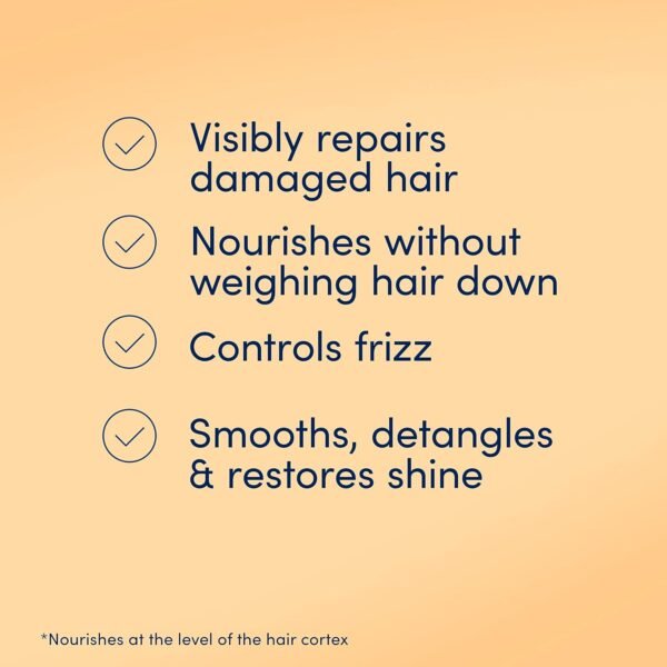Dove 7-in-1 Miracle Mist for Women - Anti Frizz Detangler, Shine Enhancer, Vitamin C Repair Treatment for Damaged Hair, Leave In Conditioner, 7.5 Fl Oz (Pack of 2) - Image 6