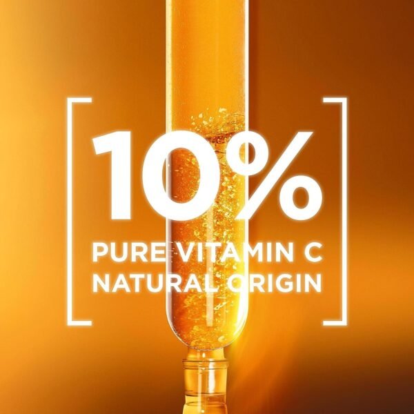Garnier Targeted Anti Dark Spot Night Serum for Face, with 10% Pure Vitamin C & Hyaluronic Acid, Anti Pigmentation & Dullness, For All Skin Types, Approved by Cruelty Free International, Vegan, 30 ml - Image 6