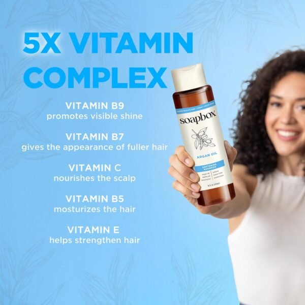 Soapbox Argan Oil with Shea Butter Conditioner, Volumizing, Vegan, Color Safe, Sulfate & Silicone Free Hair Conditioner, 16oz, Pack of 3 - Image 6