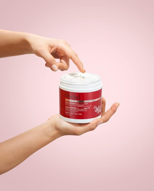 Ouidad Advanced Climate Control Hair Mask - 11 oz, Frizz Control Curly Hair Mask with Vitamin C & Castor Oil, Anti-Frizz Nano Technology, Helps Repair, Nourish and Hydrate Hair, For All Curl Types - Image 6