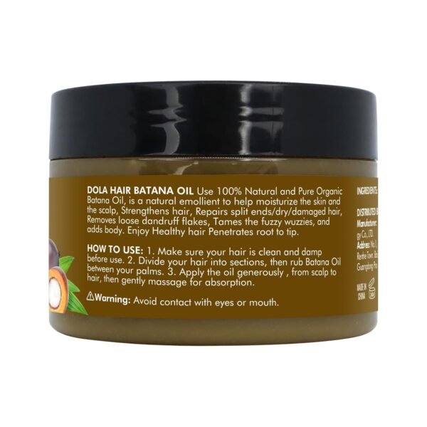 Batana Oil for Hair Growth Organics 100% Natural Pure Batana Hair Oil Batana Oil Nourishes Damaged Hair raw Batana Butter Prevent Hair Loss Natural Hair Growth Oil and Conditioner - Image 10