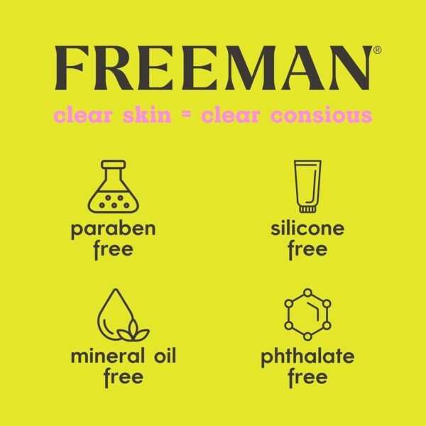 Freeman Exfoliator + Cleanser, Exfoliating Face Wash Infused With Oatmeal & Walnut Shell Powder, Dual-Purpose Cleanser & Face Scrub Removes Dry Skin, Revives Dry Skin, 3 fl.oz./ 89 mL Tube - Image 16
