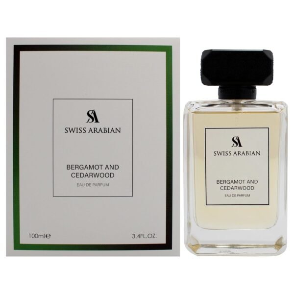 Swiss Arabian Bergamot and Cedarwood - Arabian Perfume for Men - Long-Lasting Cologne for Men - Eau de Parfum - Citrus, Woody Fragrances - 3.4 oz - Image 2