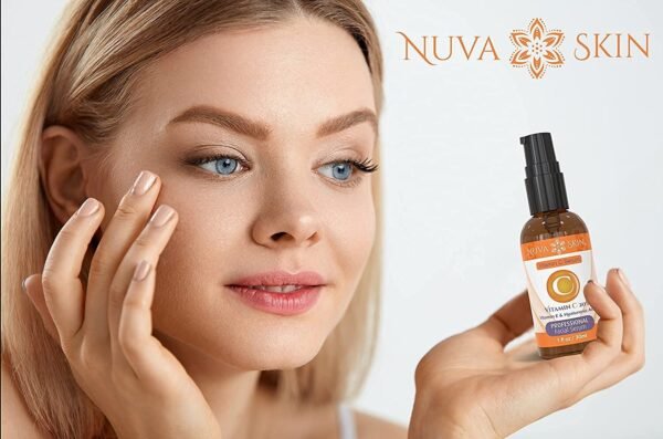 Vitamin C Serum for Face - Face Serum Vitamin C and Hyaluronic Acid, Anti Aging serum, Brightening Serum, Brightening Face Serum with Vitamin C Oil, Facial Serum for Collagen Production & Reduced Acne - Image 7