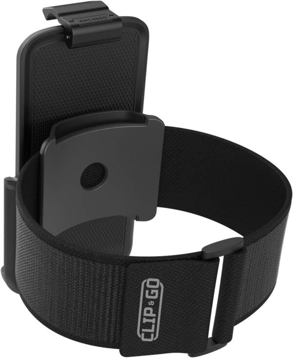 ENCASED Galaxy S10e Armband for Running, Gym Workouts & Exercise - Fully Adjustable Arm Strap Holder with Clear Phone Case (Samsung S10e) (Sweat and Water Resistant Band) - Image 7