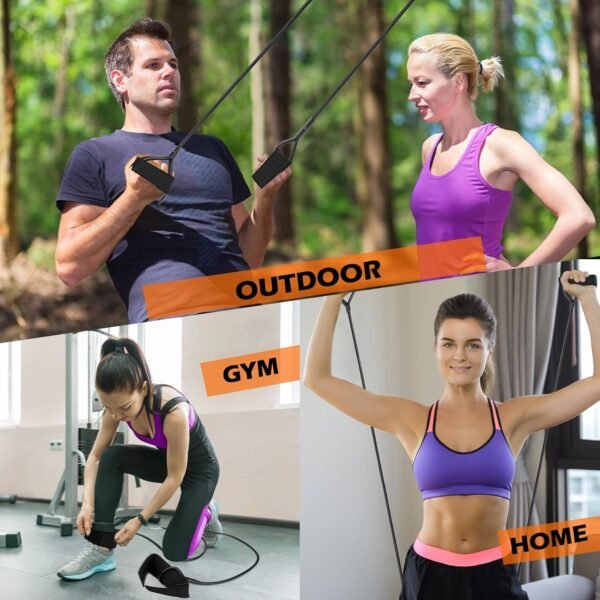Zomiboo Baseball Bands Sports Resistance Exercise Bands Arm Strength Training Softball Baseball Pitching Training Workout Equipment for Youth Adult - Image 7