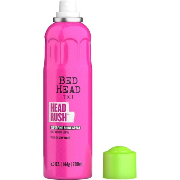 TIGI Bed Head Headrush Shine Hair Spray for Smooth Shiny Hair 5.3 oz - Image 4