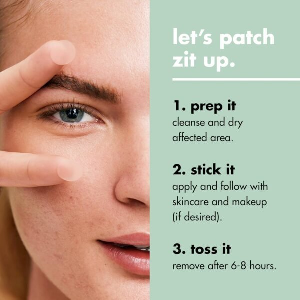 e.l.f. SKIN Blemish Breakthrough Stick It To Zits Pimple Patches, Helps Reduce The Look of Blemishes & Heal, Vegan & Cruelty-free, 36 Patches - Image 4