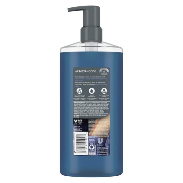 DOVE MEN + CARE Body Wash Blackcurrant to Rebuild Skin in the Shower with Plant-Based Cleansers and Moisturizers 26 Fl Oz - Image 3