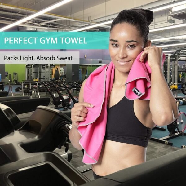 Your Choice Microfiber Travel Towel, Fast Drying Towel for Camping, Travel, Beach, Gym, Backpacking, Sports and Swimming. Sweat Absorbent, Lightweight and Ultra Compact - Image 5