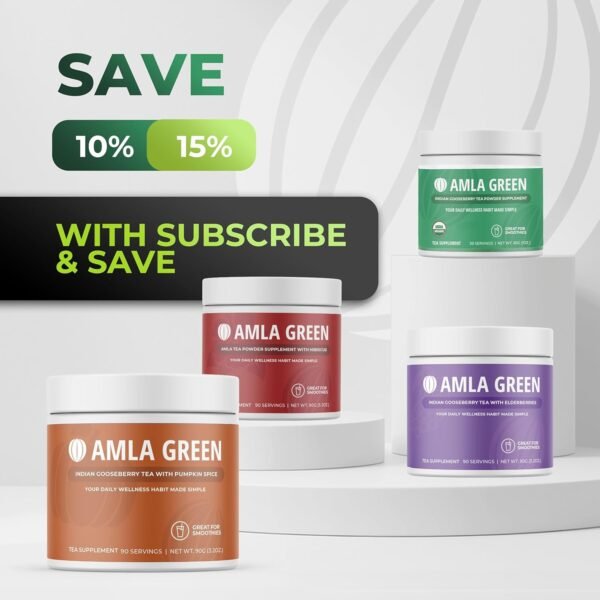 Amla Powder & Green Tea Superfood Supplement with Hibiscus, 20x Ultra Concentrated Amla, Antioxidant Support, Made with Oolong Tea and Indian Gooseberries, Organic, Vegan, Hibiscus, 90 Servings - Image 10
