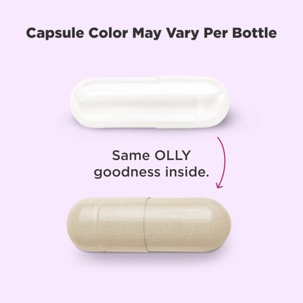 OLLY Happy Hoo-Ha Capsules, Probiotic for Women, Vaginal Health and pH Balance, 10 Billion CFU, Gluten Free - 25 Count - Image 5