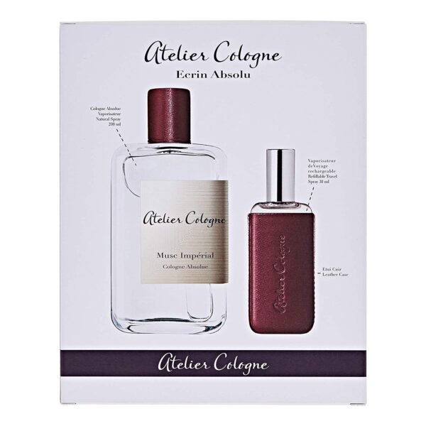 Atelier Cologne Musc Imperial Absolu For Unisex 6.7 OZ Eau de Parfum + 1 OZ + Leather Case Gift Set - Image 4