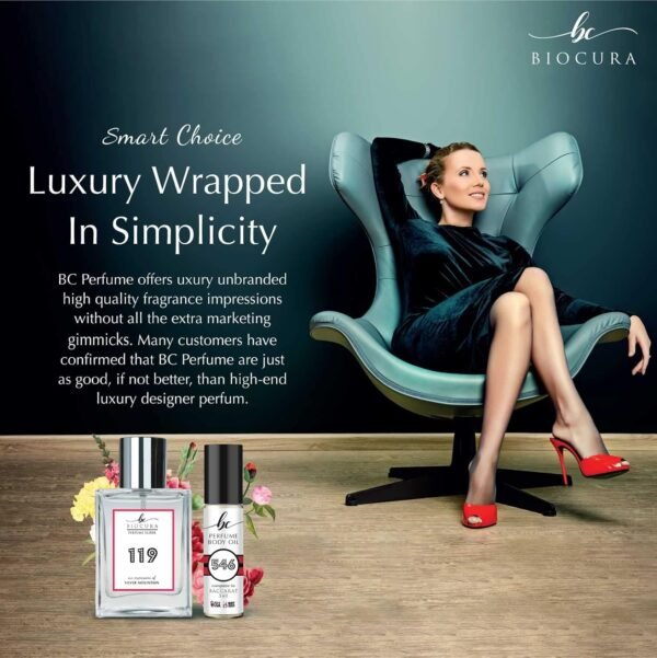 BC Perfume 134 Inspired by Yves S. Mon Parisian For Women Replica Fragrance Body Oil Dupes Alcohol-Free Sample Travel Size Concentrated Long Lasting Roll-On 0.3 Fl Oz/10ml - Image 3