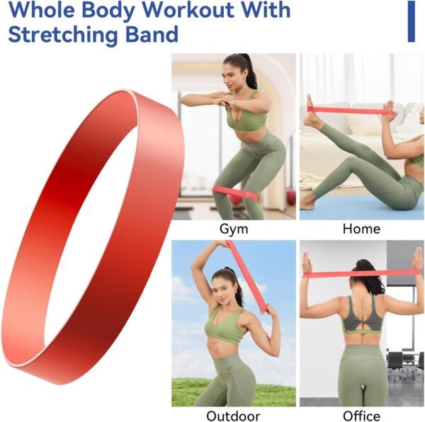 5 in 1 Foam Roller Set - Massage Roller & Stick, Ball, Resistance Band for Deep Tissue Massage (Green) - Image 6