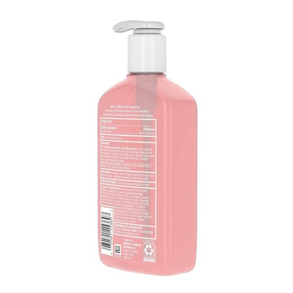 Neutrogena Oil-Free Salicylic Acid Pink Grapefruit Pore Cleansing Acne Wash and Facial Cleanser with Vitamin C, 9.1 fl. oz - Image 11