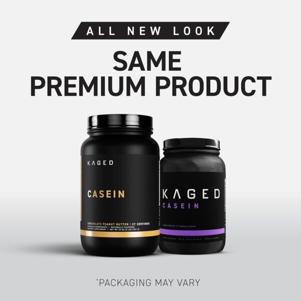 Kaged Premium Casein Protein Powder | Vanilla | Micellar Casein | Banned-Substance Free Supplement | Build Muscle and Recover Faster | Kasein | 27 Servings - Image 5