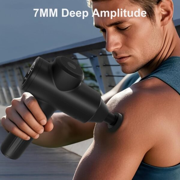 Mebak 7 Massage Gun, Massage Gun Deep Tissue for Pain Relief, Muscle Massager for Home, Office & Gym, 5 Speed Levels - Image 3
