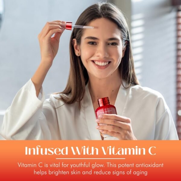 Beauty Elixir Vitamin C Serum For Face - Anti-Aging & Dark Spot Treatment - Clean, Cruelty-Free Korean Skin Care for All Skin Types - Dermatologist Tested - 1.69 oz - Image 4