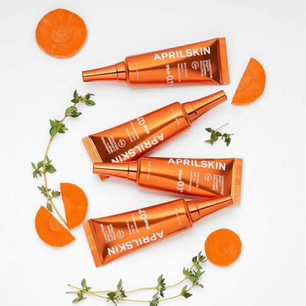 APRILSKIN Carrotene IPMP™ Clearing Solution || Quickly soothes troubled areas and helps clear blemishes | Formulated with BHA, AHA, Niacinamide & Zinc Oxide | Vegan, Cruelty-Free (0.67fl.oz.) - Image 4