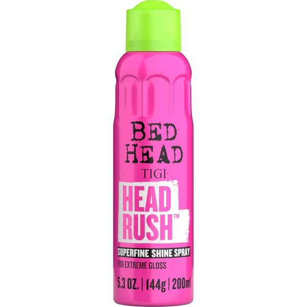TIGI Bed Head Headrush Shine Hair Spray for Smooth Shiny Hair 5.3 oz - Image 8