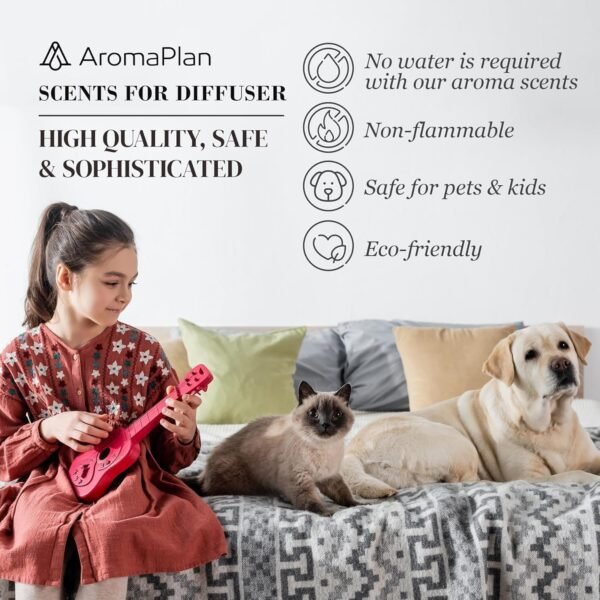 Aromaplan Hotel Scents 24 Knights 5 Fl Oz (2 Pack), Luxury Aroma & Hotel Fragrance Diffuser Oil- Hotel Diffuser Oil for Aromatherapy- USA Made, Bigger Bottle, Bolder Aroma & Longer Lasting - Image 5