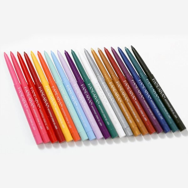 Eyeliner Pencil, Waterproof Eyeliner Long-lasting, Light-blue Eyeliner, High-Pigmented Colorful Eyeliners Easy To Use Eyeliner Pen for Women, Light-blue - Image 8