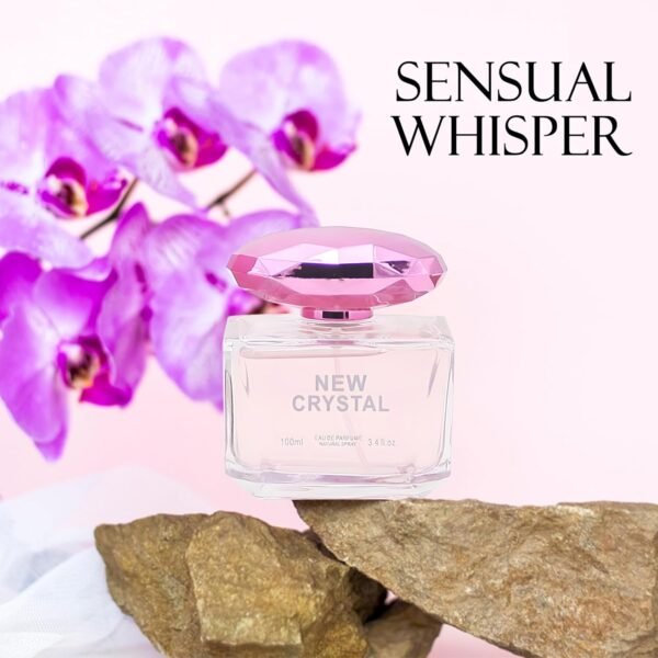New Crystal Women Perfume–Bold & Sophisticated Scent Eau De Parfum With Citrus,Spice,And Woody Notes Long Lasting Natural Spray Fragrance 3.4 Fl Oz - Image 3