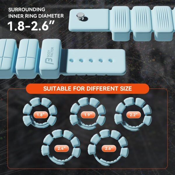 Silicone Wrist Weights for Women Men Kids Wearable Waterproof Adjustable Size for Swimming Gym Walking Running Dance Yoga Set of 2（1 lb Each） - Image 3