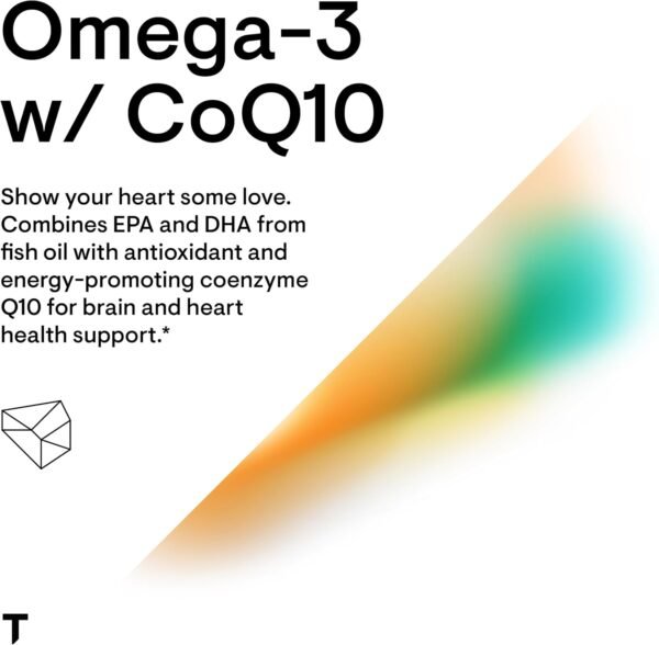 THORNE Omega-3 with CoQ10 - Omega-3 Fatty Acids Supplement with CoQ10 - EPA and DHA - 90 Gelcaps - Image 5