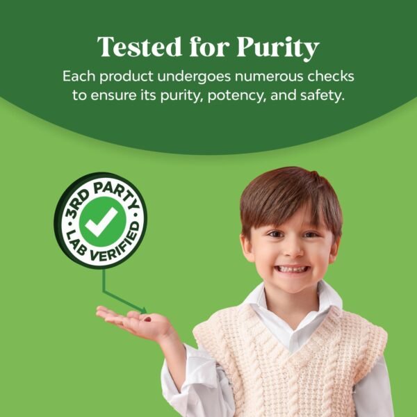 USDA Organic Kids Probiotic Gummies - Gut Bacteria Probiotics for Digestive Health & Stomach Relief - Gentle 2.5B CFU Kids Immune Support & Gut Heath Supplement - Vegan & Non-GMO Chews - 60 Count - Image 7