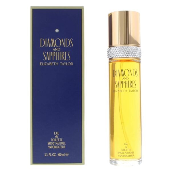 Elizabeth Taylor Diamonds and Sapphires for Women, Eau De Toilette Spray, 3.3 Fl Oz - Image 4