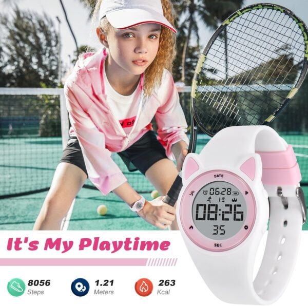 NN BEN NEVIS Kids Watch, Digital Watch for Boys Girls, Sport Watch with Fitness Tracker, Alarm Clock, Stopwatch, No App and Waterproof, Watch for Kids Ages 5-12 - Image 3