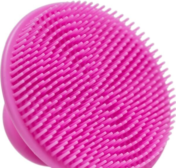 flexii® Silicone Face Scrubber - Gentle Facial Scrubber for Sensitive Skin, Exfoliating Face Scrubber, Face Wash Brush, Facial Cleansing Brush for Men and Women - Pink - Image 7