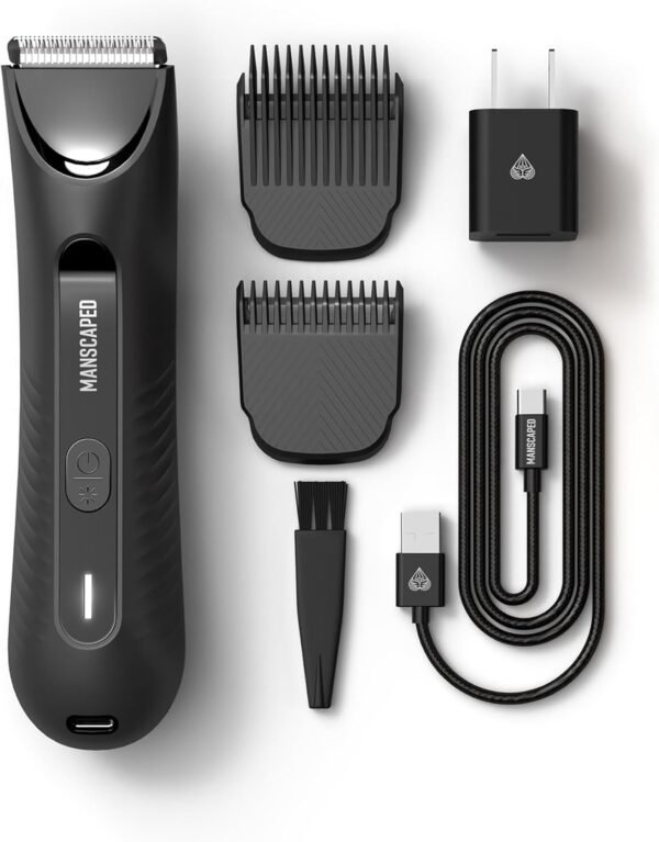 MANSCAPED® The Lawn Mower® 3.0 Plus Groin & Body Hair Trimmer – Updated SkinSafe™ Trimmer Blade, Waterproof Wet/Dry Groomer, USB-C Rechargeable, Men’s Wireless Ball Shaver - Image 9