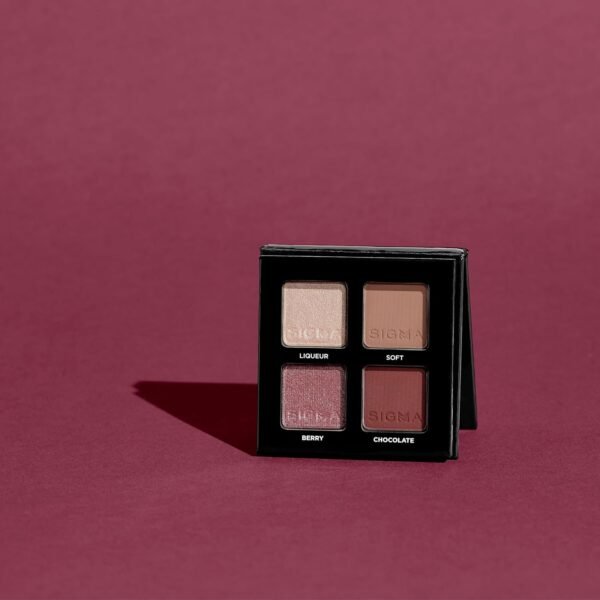 Sigma Beauty Quad Eyeshadow Palette – Makeup Eyeshadow Quad with a Buttery Soft Formula and Buildable, Blendable Shades for a Flawless Eye Look, Designed for All Day Wear (Bonbon) - Image 8