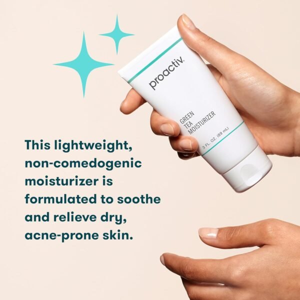 Proactiv Green Tea and Hyaluronic Acid Moisturizer for Dry Skin, Hydrating Face Moisturizer for Oily Skin, Dry Skin and Acne Prone Skin - 3 Oz - Image 3