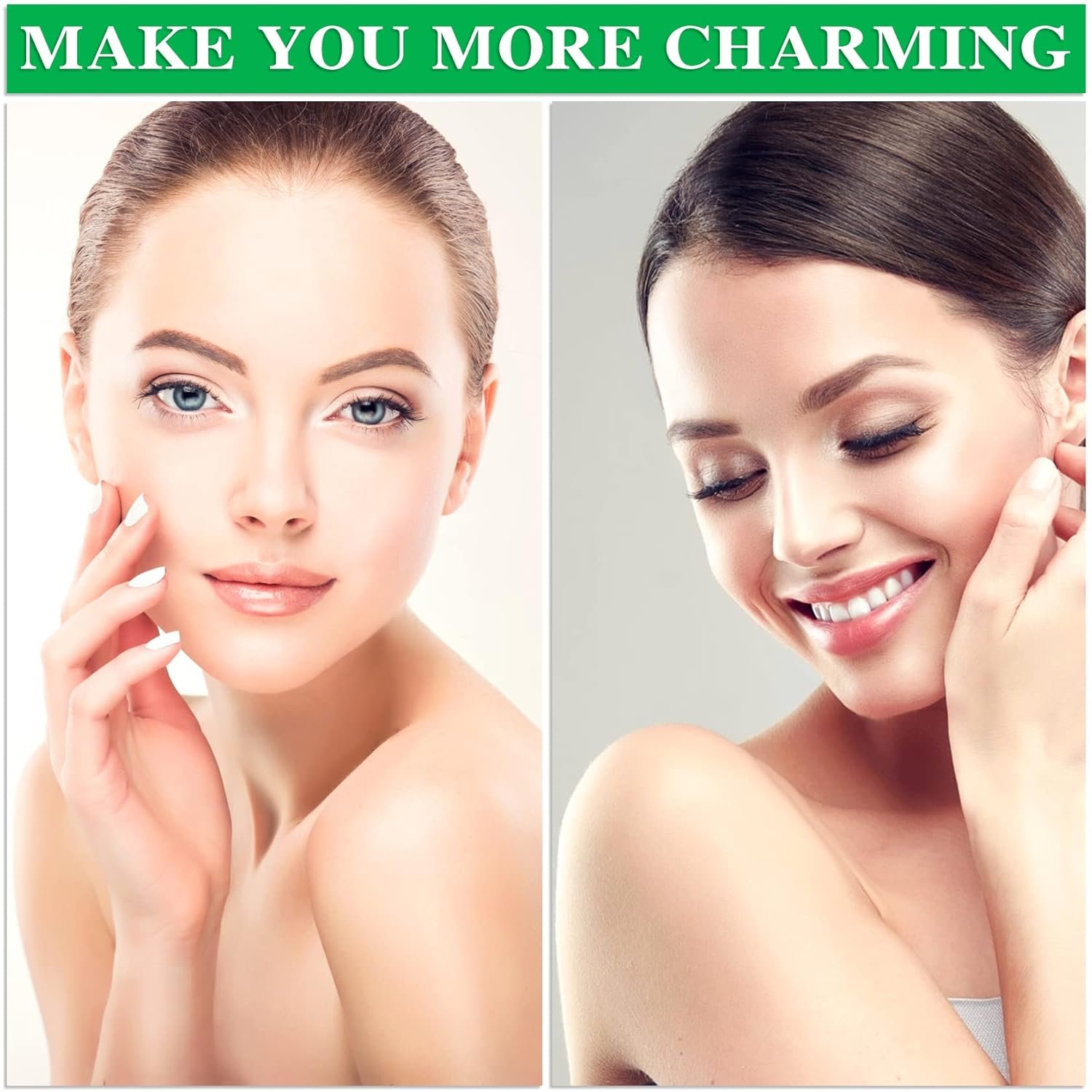 Mushroom Head Air Cushion CC Cream + BB Cream + Tri-color Color Corrector Isolation Cream Foundation Set Moisturizing Full Coverage Foundation Concealer Lasting Foundation Makeup Base Primer(7 Pcs) - Image 7