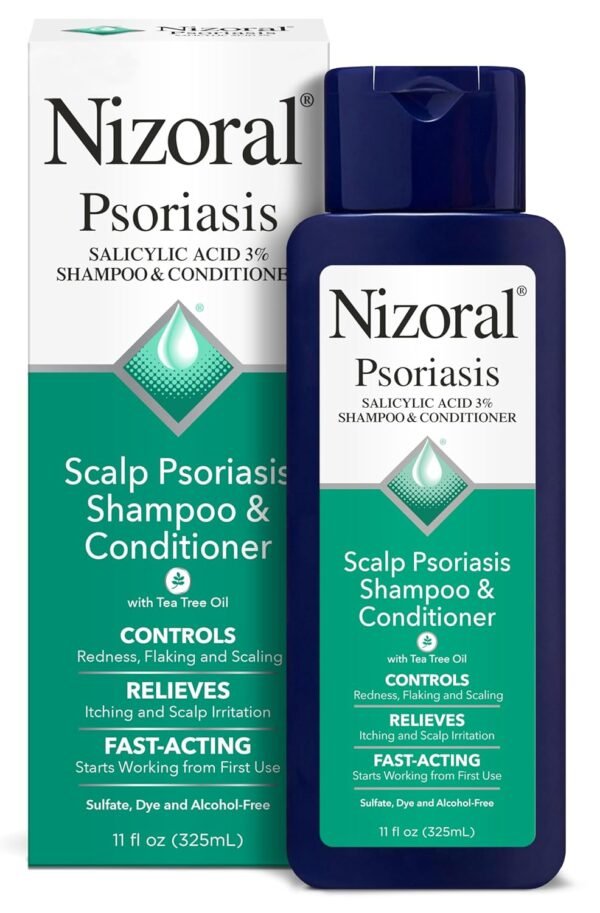 Nizoral Scalp Psoriasis Shampoo & Conditioner, 11 Ounce - Image 2