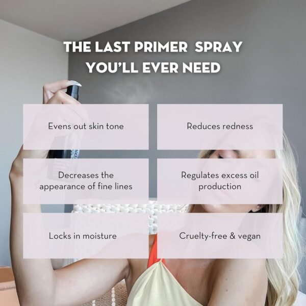 Skindinavia Makeup Primer + Makeup Finishing Spray Bridal | Hydrating Spray, Pore Minimizing Primer Mist | Long Lasting, Sweat Resistant & Waterproof Fine Mist Matte Setting Spray, (2 x 4 Fl. Oz.) - Image 3