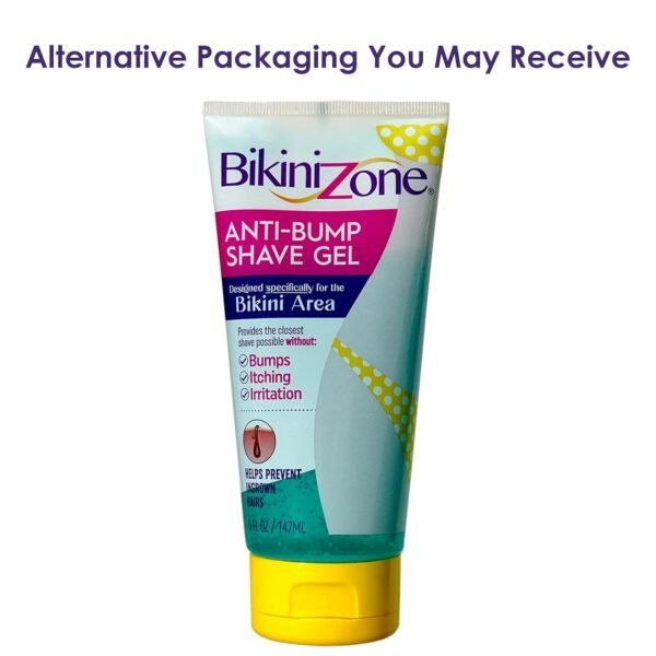Bikini Zone Anti-Bump Shave Gel for Sensitive Areas, 5 Oz, 3 Pack - Image 3