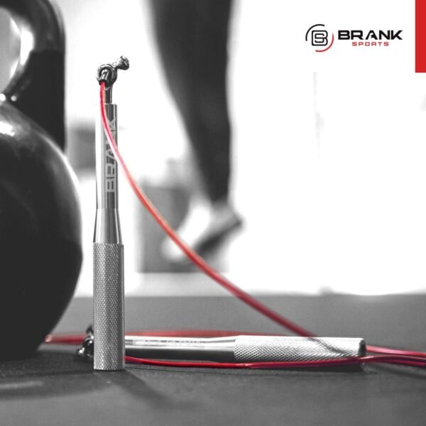 Brank Sports® Speed Rope Set incl. 3 Steel Spare Cables | Ideal for Crossfit, Fitness, Boxing and Easy Double Under | Jump Ropes for Fitness Women and Men Premium Bearing Balls | Unbreakable Handles - Image 8