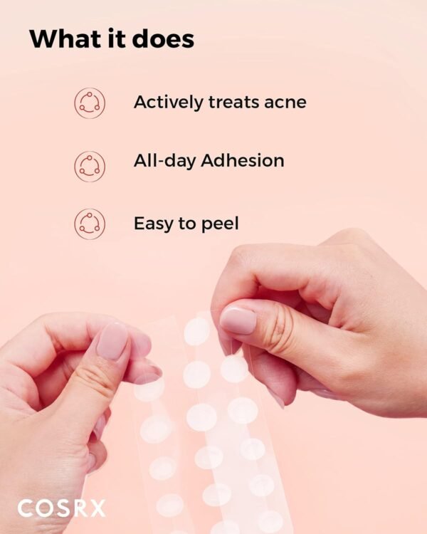 COSRX Master Patch Intensive | Oval-Shaped Hydrocolloid Pimple Patch with Tea Tree Oil & Salicylic Acid | Quick & Easy Blemish, Zit, Spot Treatment (90 Patches (Medium, Large), 90, Count) - Image 6