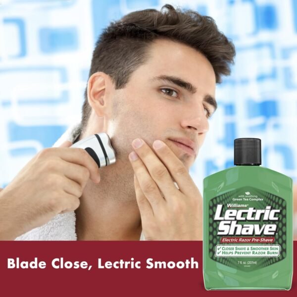 Williams Lectric Shave, Electric Razor Pre-Shave, 7 Ounce - Image 7
