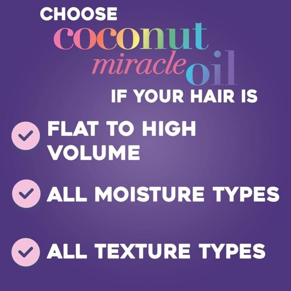 OGX Extra Strength Refresh Restore + Dry Shampoo, Coconut Miracle Oil, 5 Ounce - Image 4
