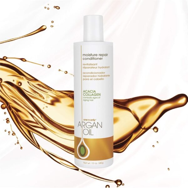 One 'n Only Argan Oil Moisture Repair Conditioner, Helps Detangle and Smooth Damaged Hair Cuticle to Improve Structure, Improves Shine and Manageability, 12 Fl. Oz - Image 3